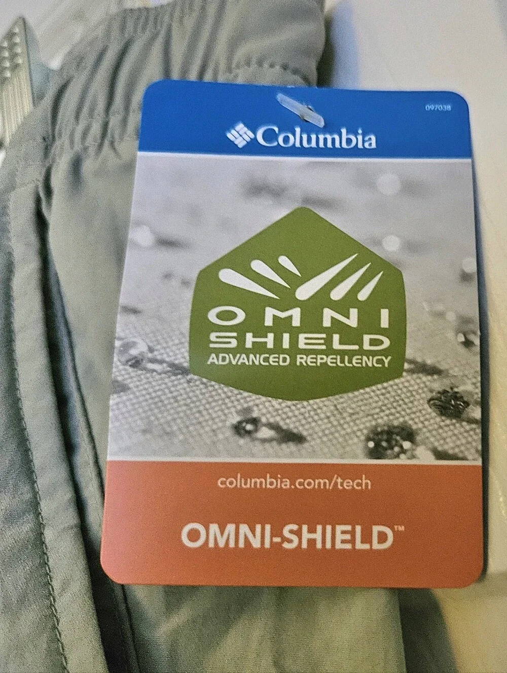 COLUMBIA Omni Shield Green Parachute Pant Relaxed Fit Lightweight XXL NWT